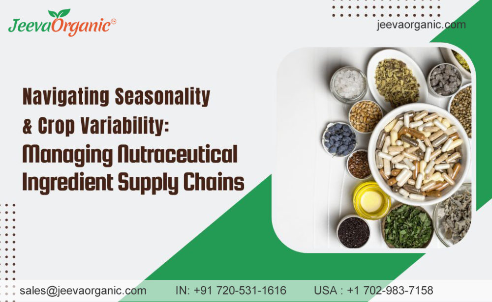 Managing Nutraceutical Ingredient Supply Chains: Seasonality & Crop Variability