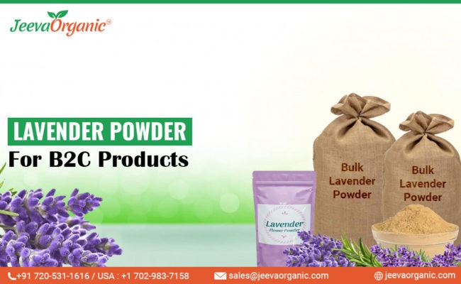 Versatility of Lavender Powder for B2C Products